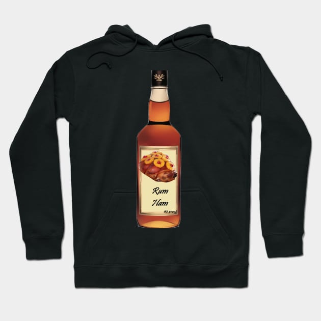 90 proof rum ham Hoodie by Seattle Emo Apparel